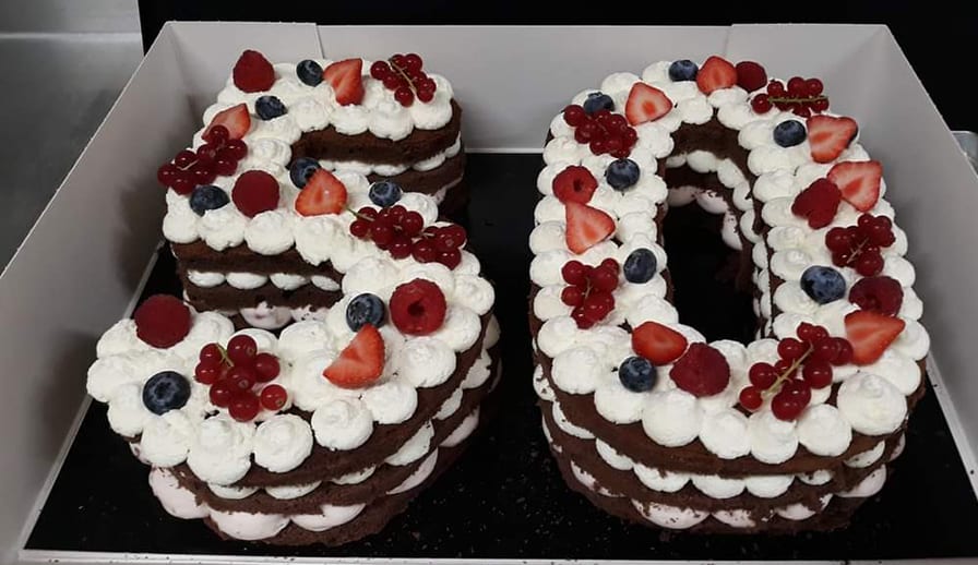 Jubileumtaart van Café de Ridder 5
